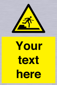 Custom warning Submerged step or steps